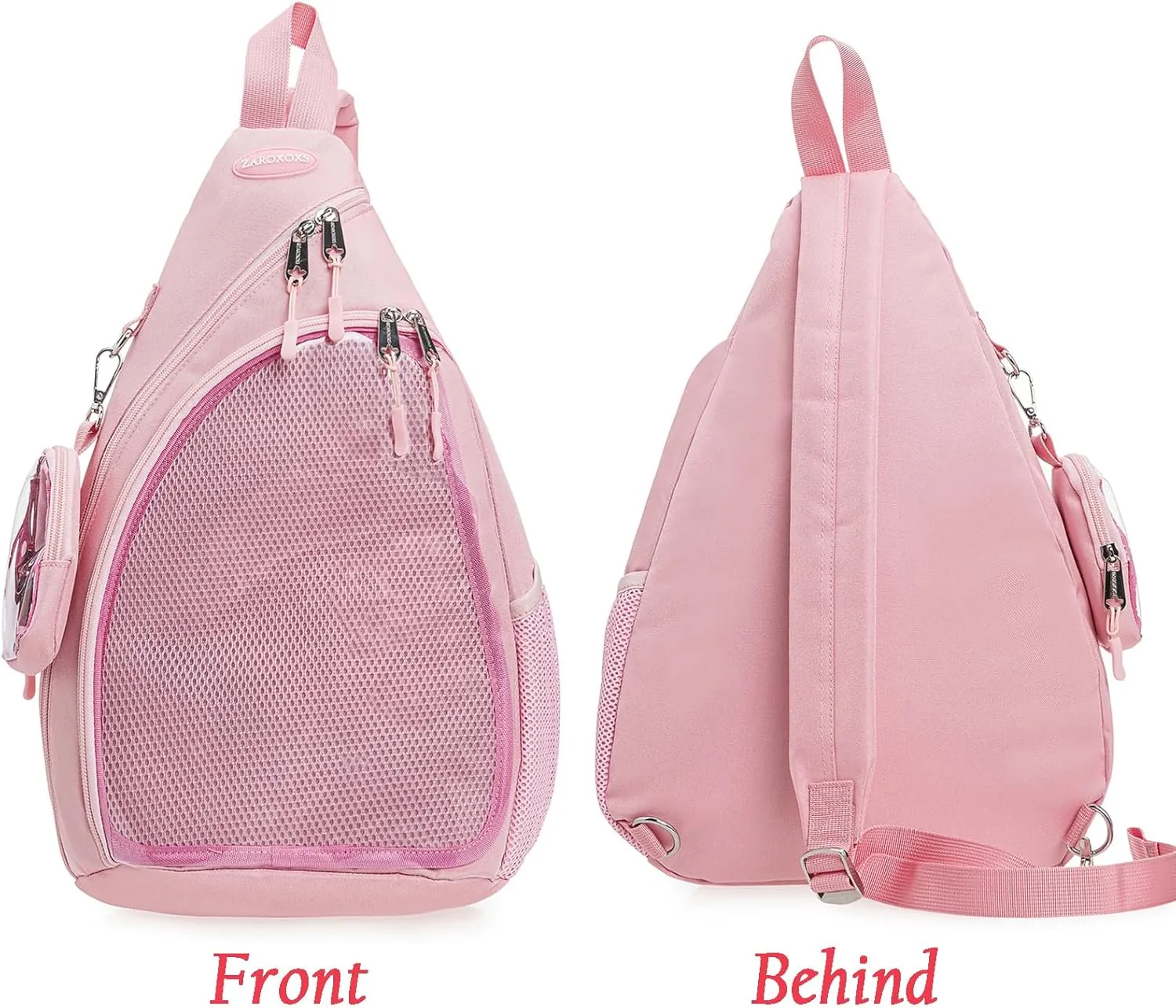 Mens Womens Oxford Ita Bag Pin Display Chest Pack Single Shoulder Bag Sport Backpack Packs Hiking Daypack