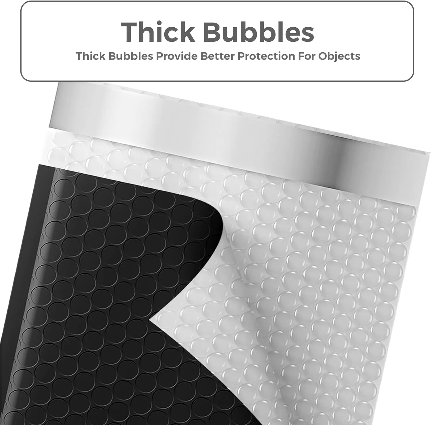 Metronic Bubble Mailers 8.5x12" 40 Pack Black Padded Envelopes Usable Size 8.5 x 11" Strong Adhesion Bubble Envelopes Medium Mailing Envelopes Bubble Padded for Small Business Shipping Books Clothes