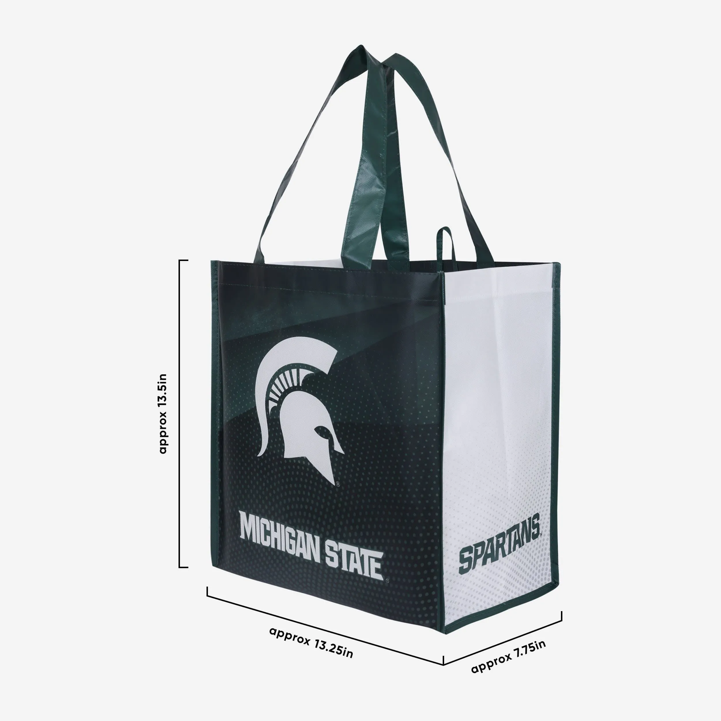 Michigan State Spartans 4 Pack Reusable Shopping Bag