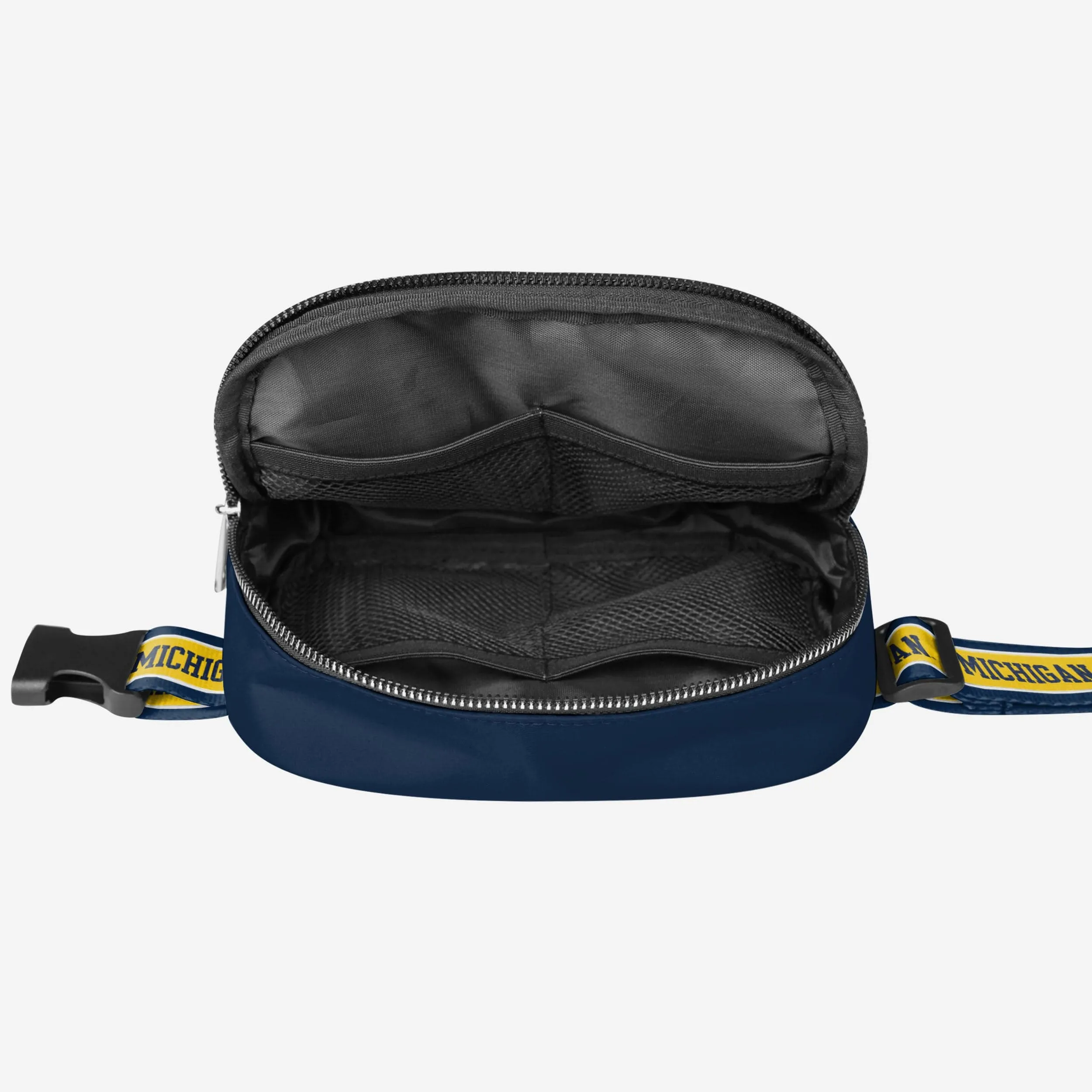Michigan Wolverines Team Wordmark Crossbody Belt Bag