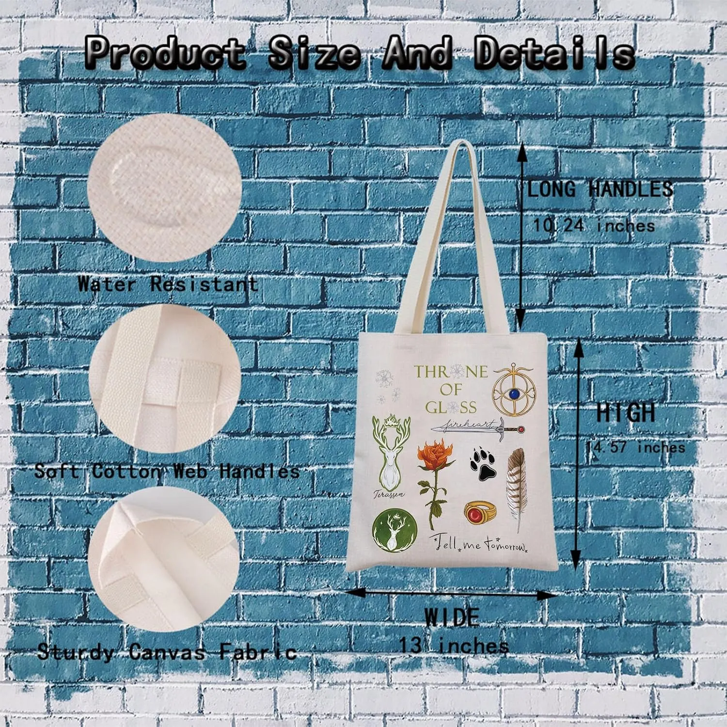 MNIGIU Book Merchandise Book Tote Fan Gift for Bookish Gifts