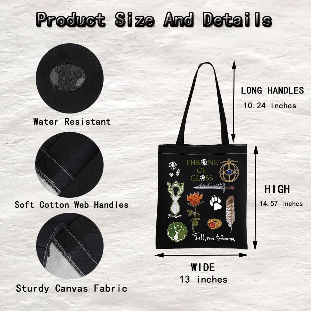 MNIGIU Book Merchandise Book Tote Fan Gift for Bookish Gifts