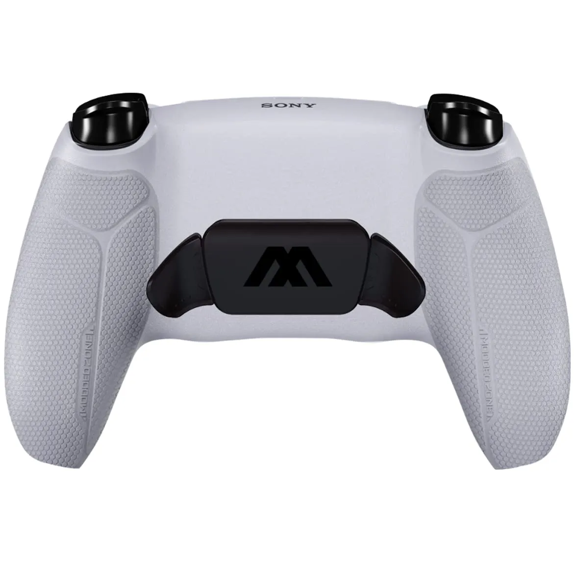 MODDEDZONE Smart Extreme Modded Controller   Anti Recoil | Back Remappable Paddles | Interchangeable Thumbsticks | Hair Triggers | Tactical Buttons | Compatible with PS5 Console & PC | APP controlled (White)