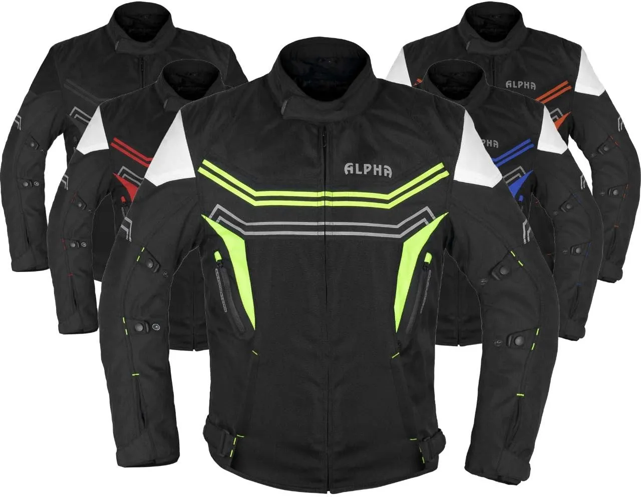 Motorcycle Jacket For Men Enduro Dualsport Riding High Visibility Dirtbike Ce Armor Waterproof All Season (GREEN, SMALL)