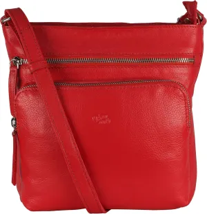 Mou Meraki Genuine Leather Crossbody Purse and Handbags - Crossover Bag Over the Shoulder Women