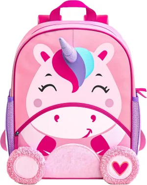 Move2Play, Unicorn Kids Backpack | Kid Size | Back to School | Elementary, Kindergarten Book Bag | Designed for Boys & Girls Ages 4  Year Olds | Travel Ready