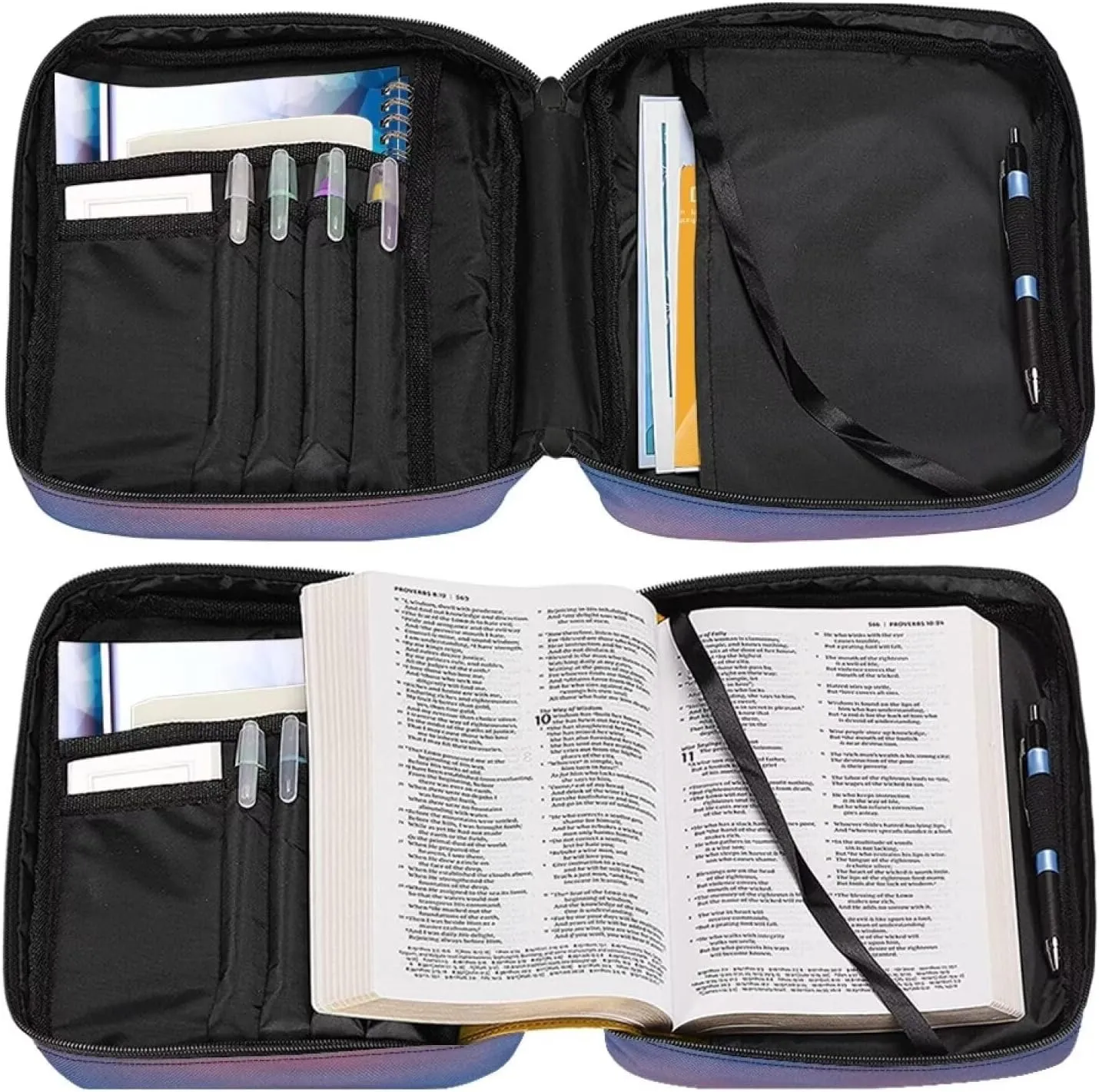Mumeson Bible Bag Bible Covers Carrying Book Case Portable Church Bag Tote Bag