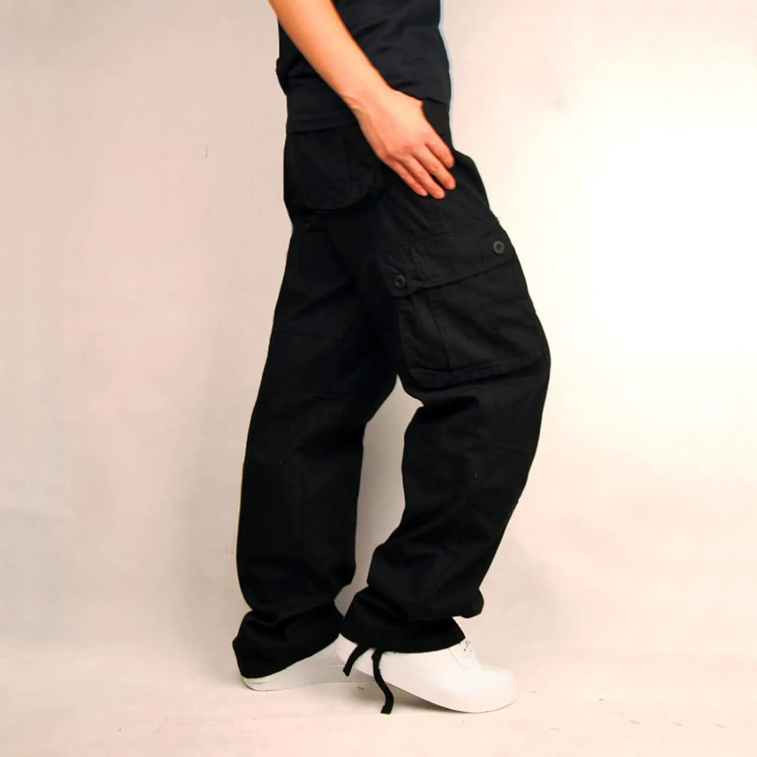 Muscularfit Camo Cargo Pants for Men 2023 Big and Tall Multi Pockets Loose Straight Sweatpants Outdoor Fashion Athletic Pants