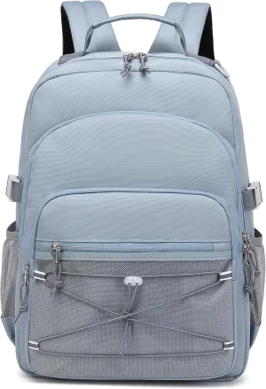 mygreen Backpacks for Kids Elementary School Bags Kindergarten Primary Book Bags for School Waterproof Durable Lightweight for Hiking Travel Grey Blue