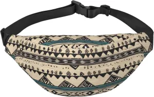 Native American Patterns Print Fanny Packs for Women Men Crossbody Waist Bag Waterproof Belt Bag with Adjustable Strap