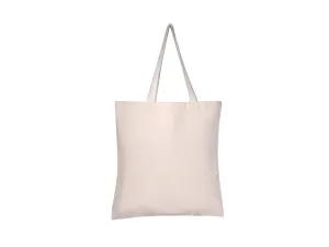 Natural Plain Cotton Canvas Tote Bags, One Size - Pack of 12