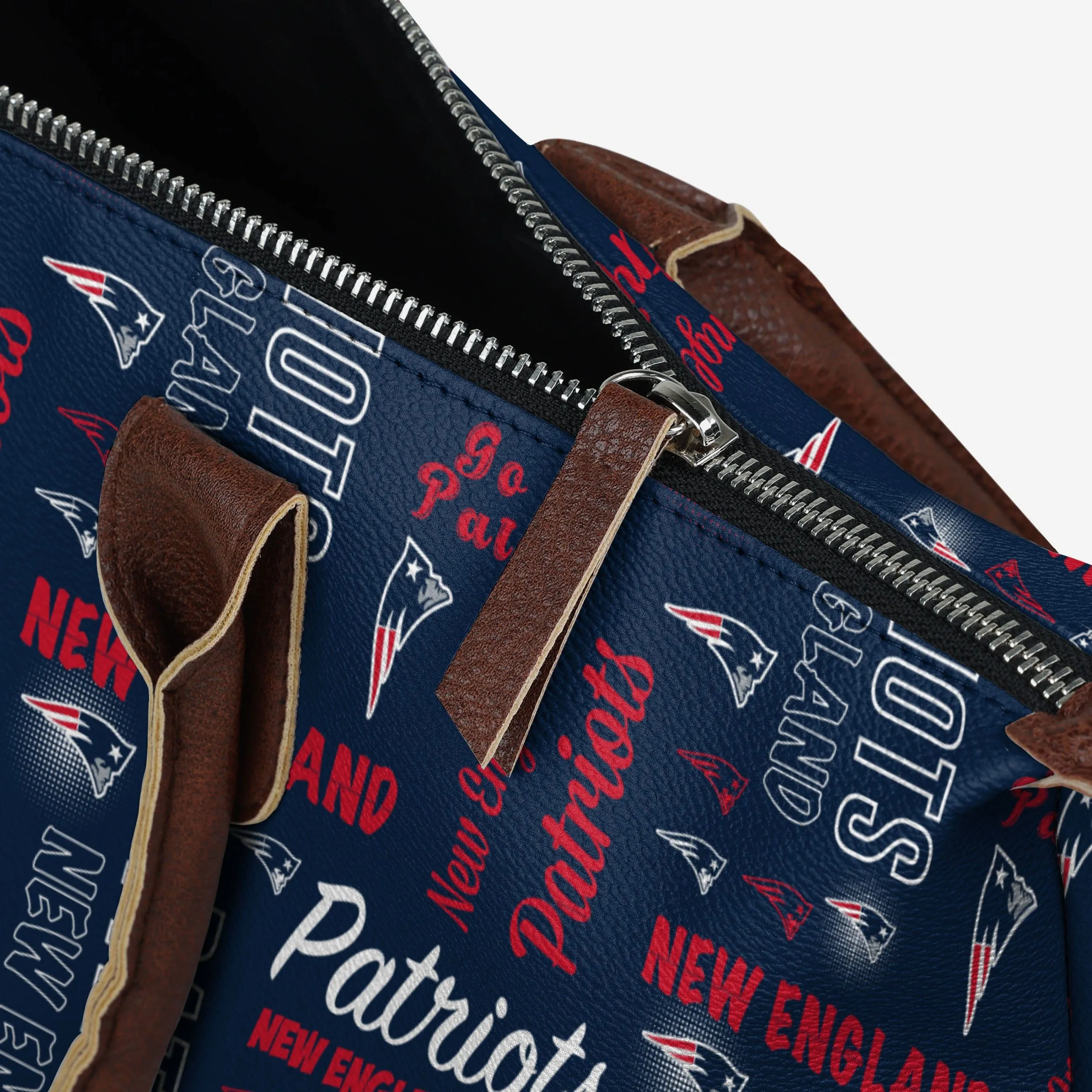 New England Patriots Spirited Style Printed Collection Tote Bag