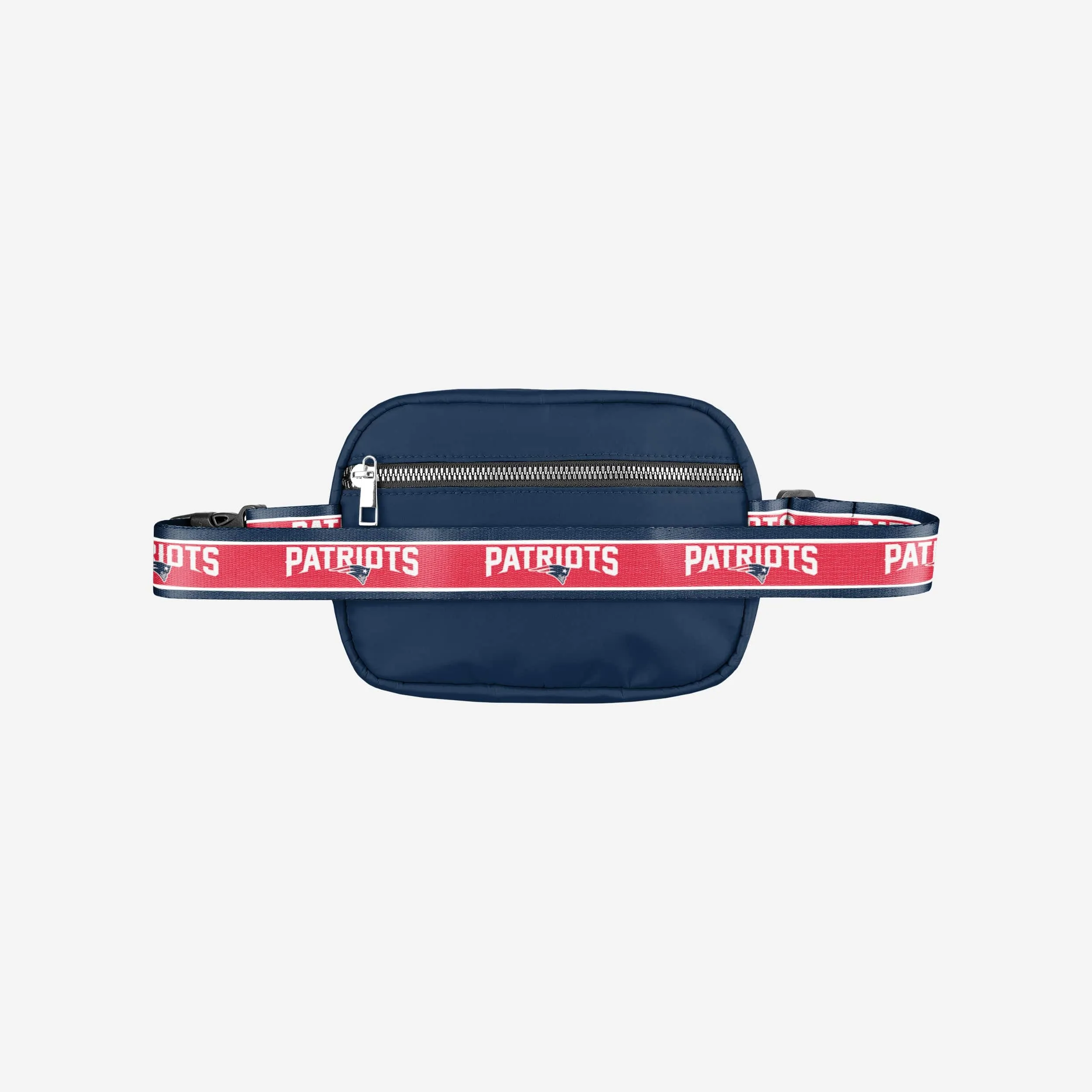 New England Patriots Team Wordmark Crossbody Belt Bag