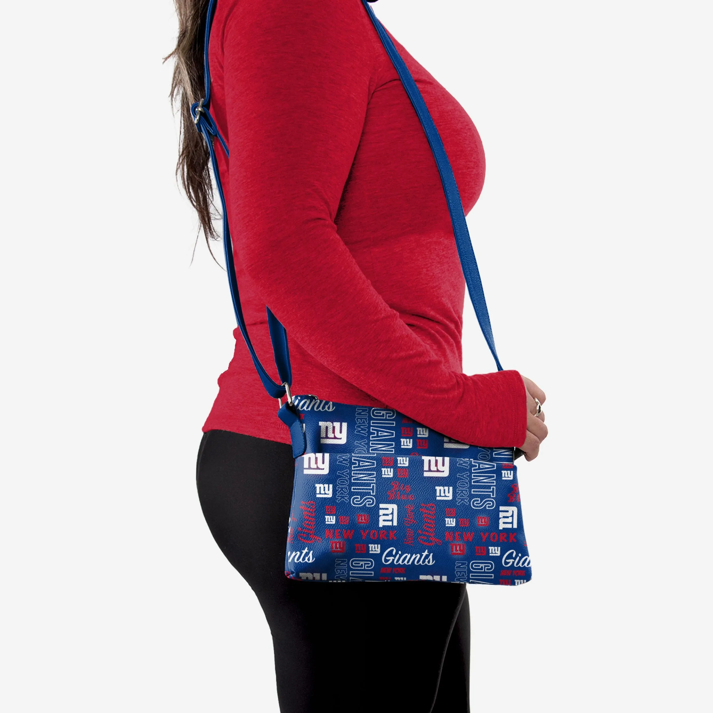 New York Giants Spirited Style Printed Collection Foldover Tote Bag