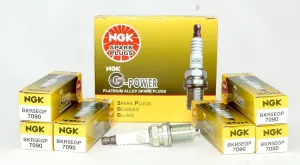 NGK 7090 G-Power Platinum Spark Plugs BKR5EGP - 6 PCSNEW