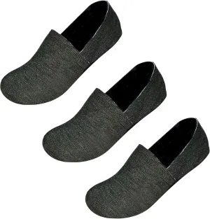 No Show Cushion Lounge Slipper Sock for Women with Anti-Skid Bottom and Heel Grippers