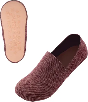 No Show Cushion Lounge Slipper Sock for Women with Anti-Skid Bottom and Heel Grippers