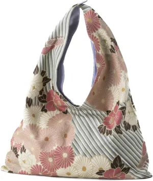 NOREN Japanese Furoshiki tote bag (Retro Flower) Kimono Bag/Made in Japan 100% Cotton Fabric Reusable Folding Bag