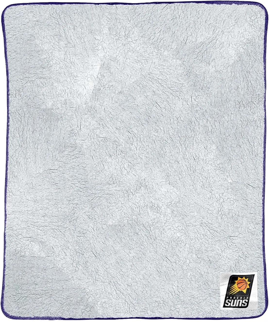 NORTHWEST NBA Silk Touch Sherpa Throw Blanket - Soft & Fluffy - Great for Gamedays - 60" x 50" - Ultimate Comfort & Coziness (Phoenix Suns - Purple)