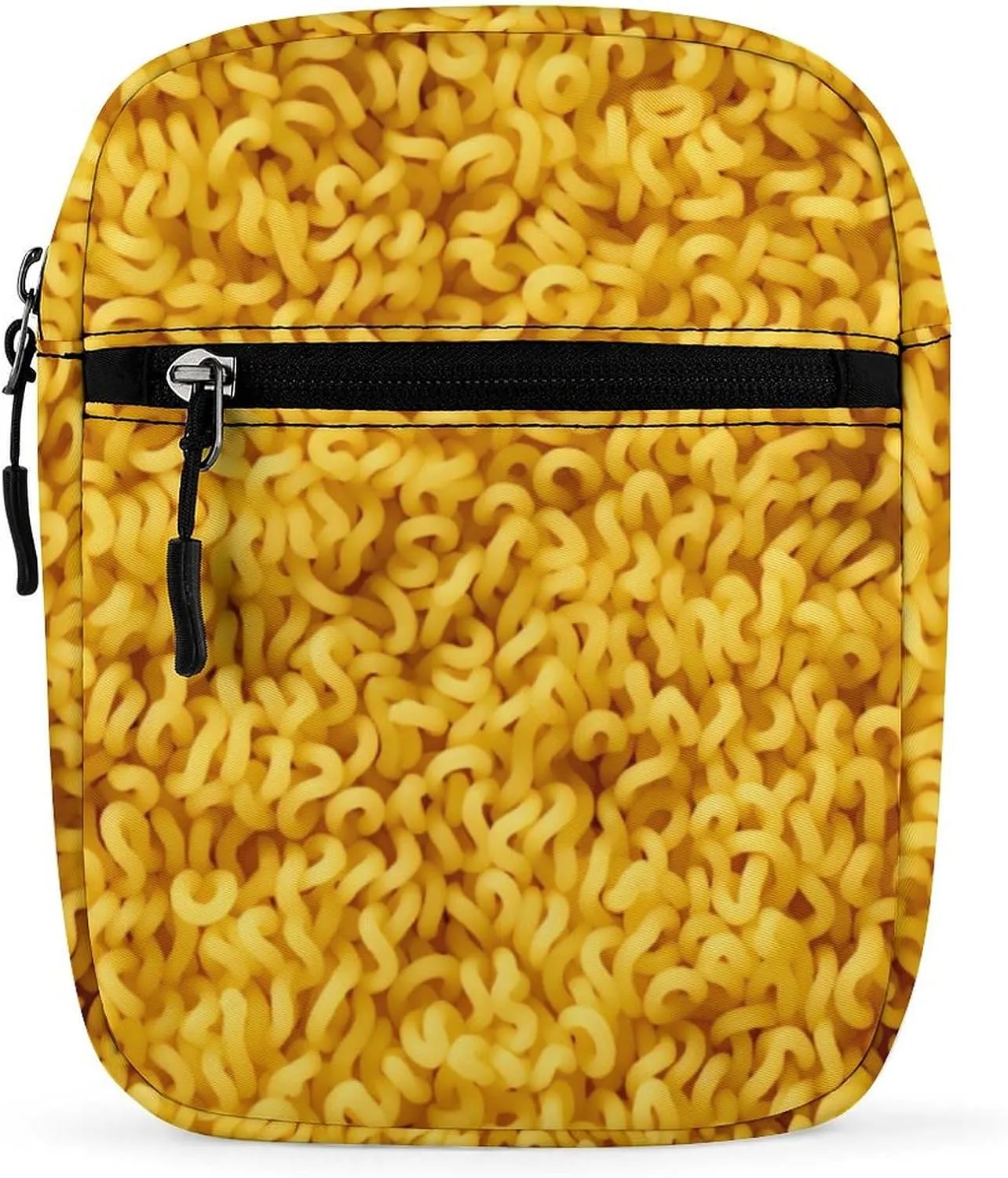 Novelty Instant Noodles Small Crossbody Bags Adjustable Satchel Bag Travel Shoulder Bag Crossbody Purse for Women Men