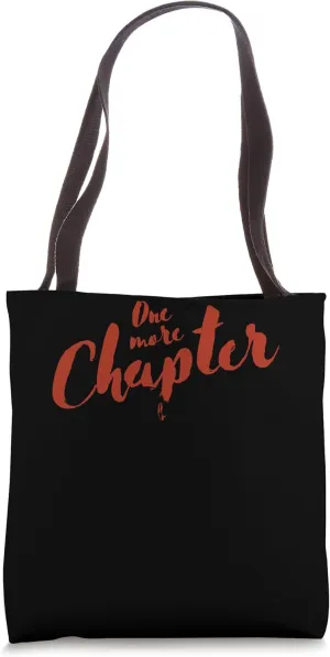 One More Chapter - Book Lover - Book Discussion Club Tote Bag