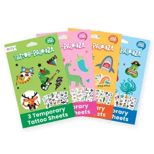 Ooly 200 Temporary Tattoos For Kids, Safe & Non-Toxic Temporary Tattoo, Party Favors for Kids 4-8, Great Goodie Bag Stuffers & Fun Birthday Decorations - Mini Variety Pack