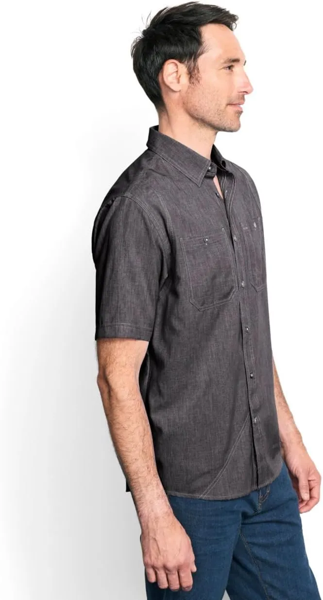 Orvis Men's Tech Chambray Short-Sleeve Work Shirts Tall