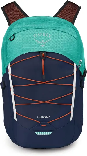 Osprey Quasar Commuter Backpack, Reverie Green/Cetacean Blue
