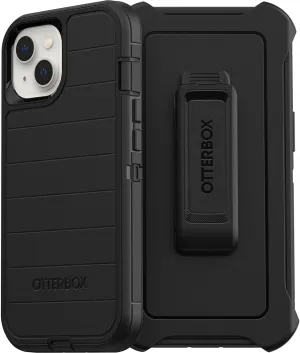 OtterBox Defender Pro Series Case & Holster for Apple iPhone 13 - Black