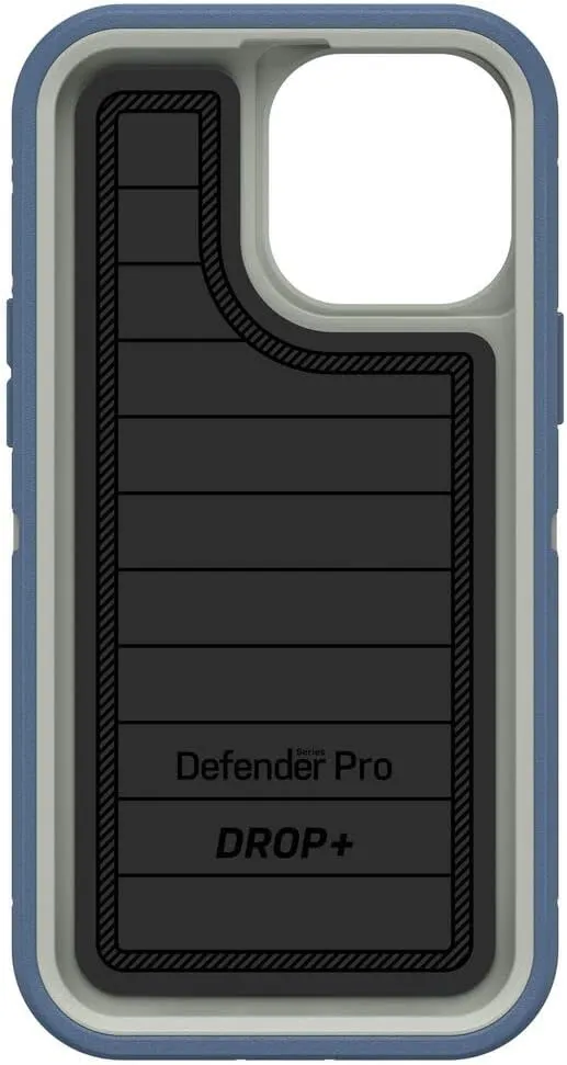 OtterBox Defender Series Screenless Edition Case for iPhone 13 Pro Max & iPhone 12 Pro Max (Only) - Case Only - Microbial Defense Protection - Non-Retail Packaging - Fort Blue