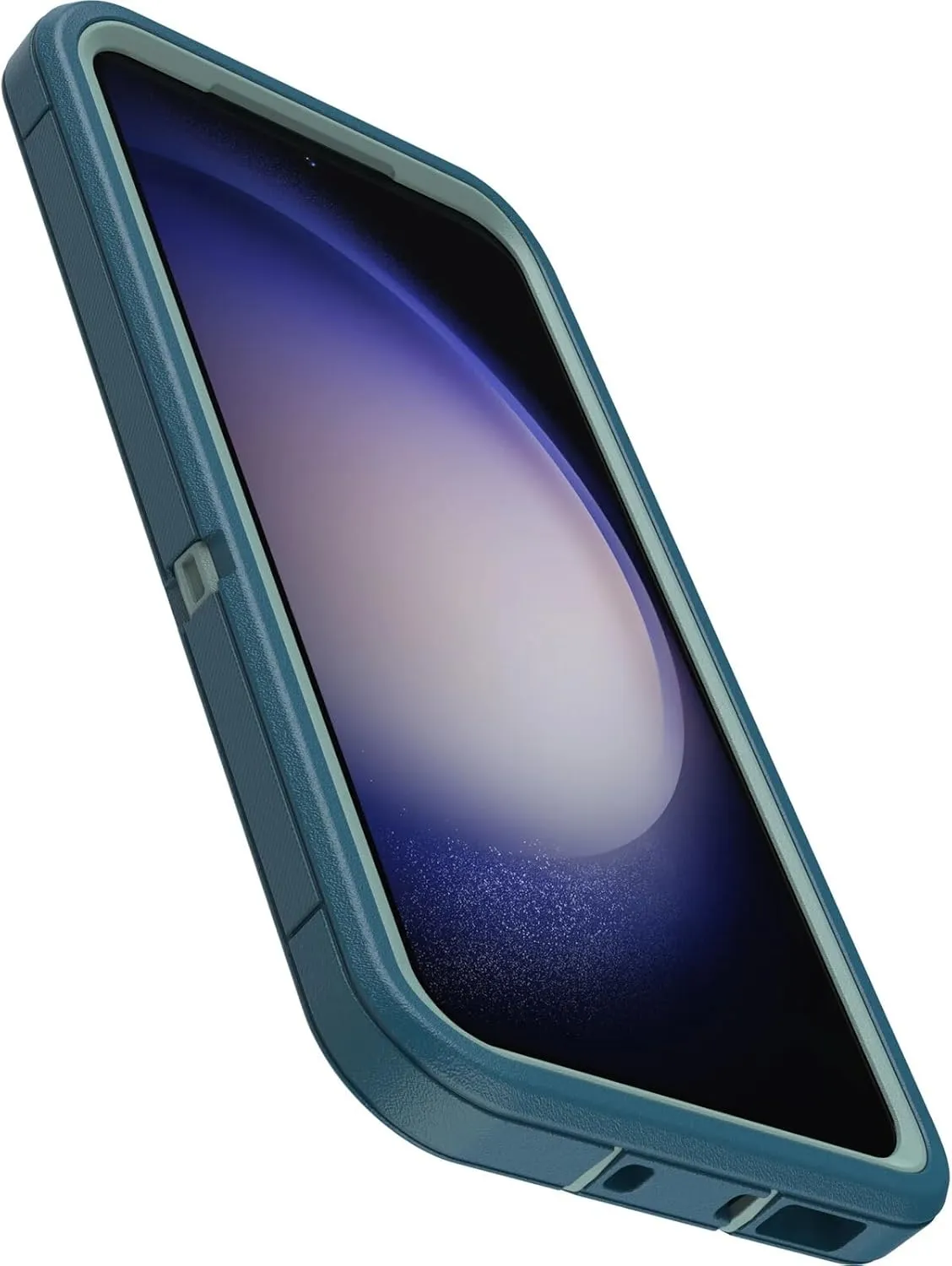 OtterBox Galaxy S23 (Only) - Defender Series Case - Manoeuvre (Blue), Rugged & Durable - with Port Protection - Case Only - Microbial Defense Protection - Non-Retail Packaging