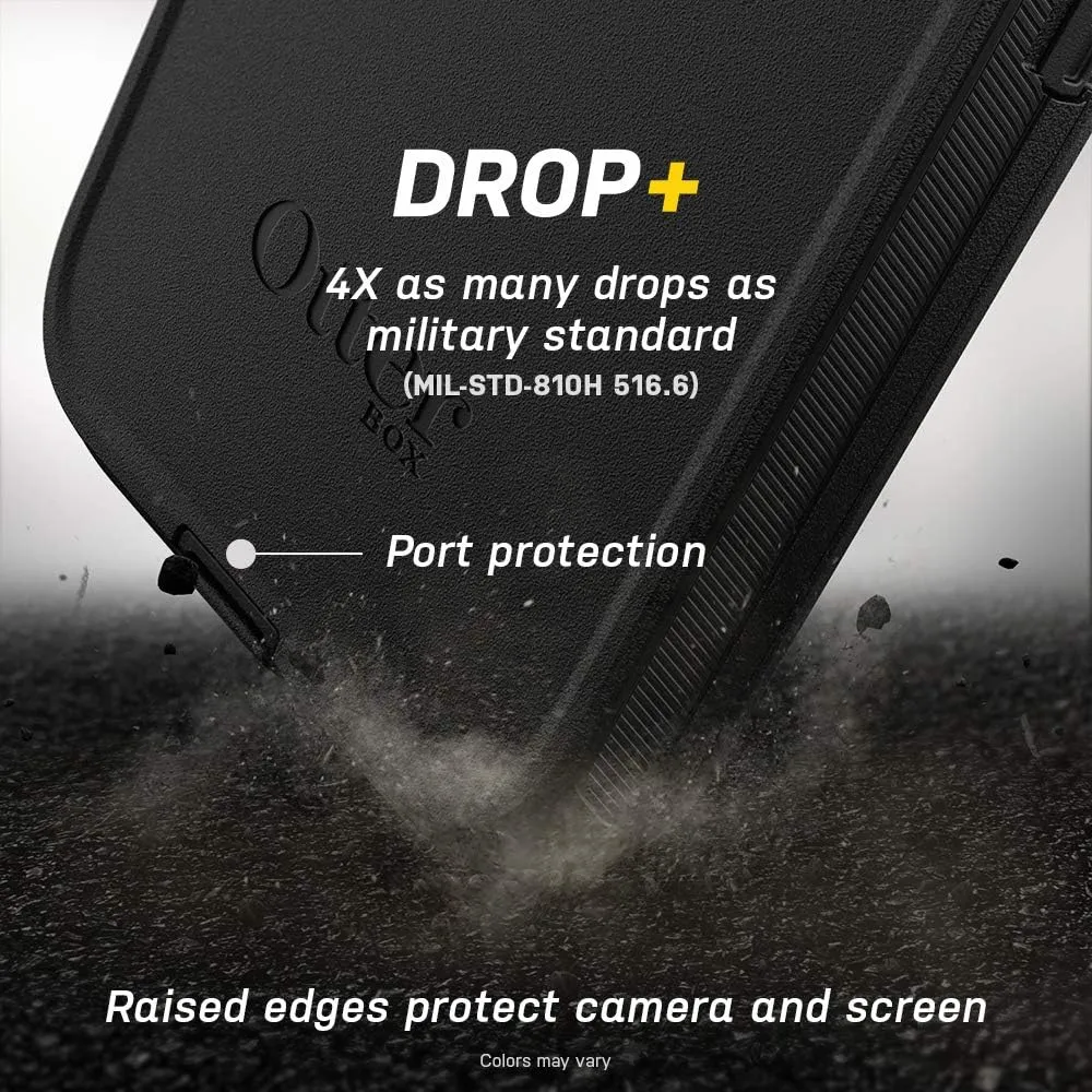 OtterBox iPhone 12 & iPhone 12 Pro Defender Series Series Case - Realtree Edge (Black/Realtree Edge Graphic), Rugged & Durable, with Port Protection, Includes Holster Clip Kickstand