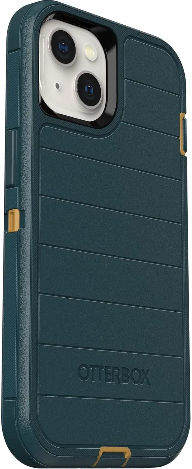 OtterBox iPhone 13 (Only) - Defender Series Screenless Edition Case - Hunter Green - Case Only - Microbial Defense Protection - Non-Retail Packaging