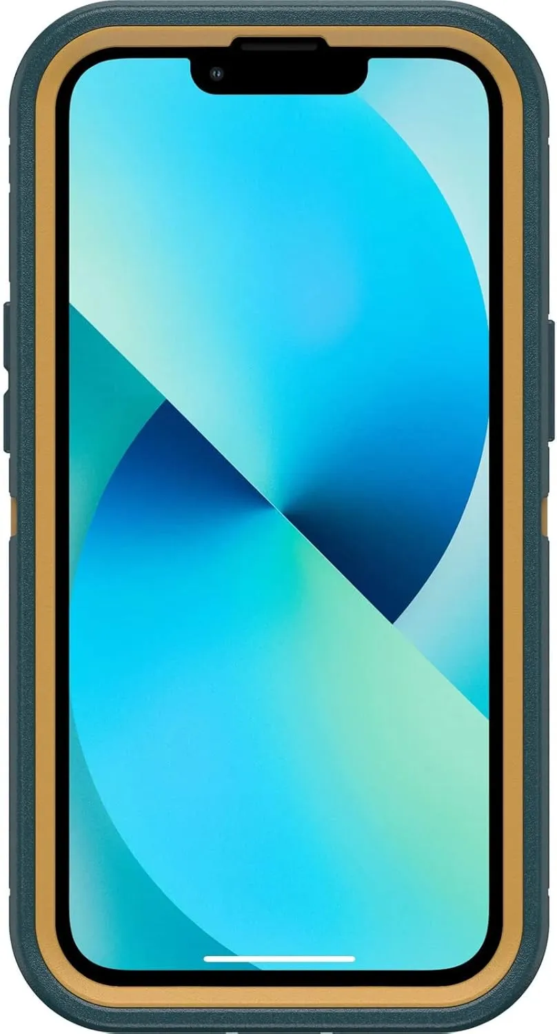 OtterBox iPhone 13 (Only) - Defender Series Screenless Edition Case - Hunter Green - Case Only - Microbial Defense Protection - Non-Retail Packaging