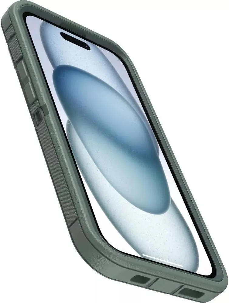 OtterBox iPhone 14, & iPhone 13 (Only) - Defender Series Case - Forest Ranger (Green) - Case Only - Screenless - Rugged & Durable - with Port Protection - Microbial Defense Protection