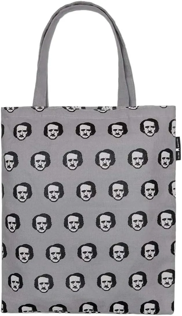 Out of Print Literary and Book-Themed Canvas Tote Carrying Bag for Book Lovers, Readers, and Bibliophiles