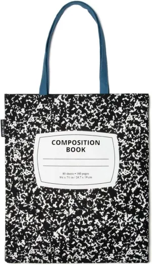 Out of Print Literary and Book-Themed Canvas Tote Carrying Bag for Book Lovers, Readers, and Bibliophiles