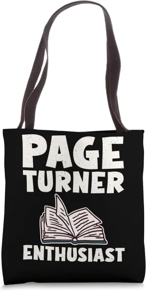 Page Turner Enthusiast Thriller Tote Bag
