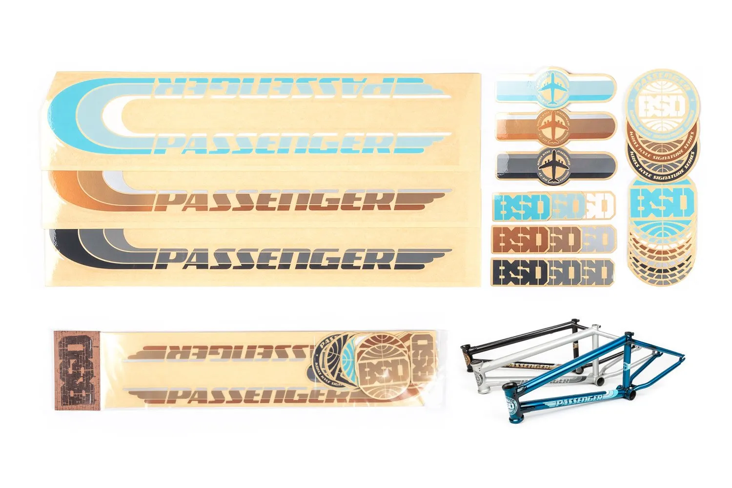 Passenger Frame Sticker Pack