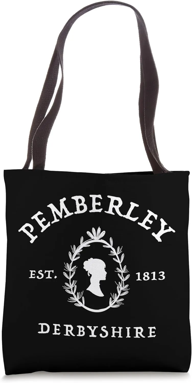 Pemberley Derbyshire 1813 Pride and Prejudice Jane Austen Tote Bag