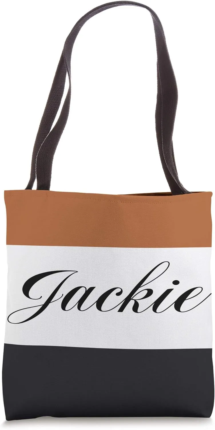 Personalized Name Jackie Employee Bridal Birthday Gifts Tote Bag