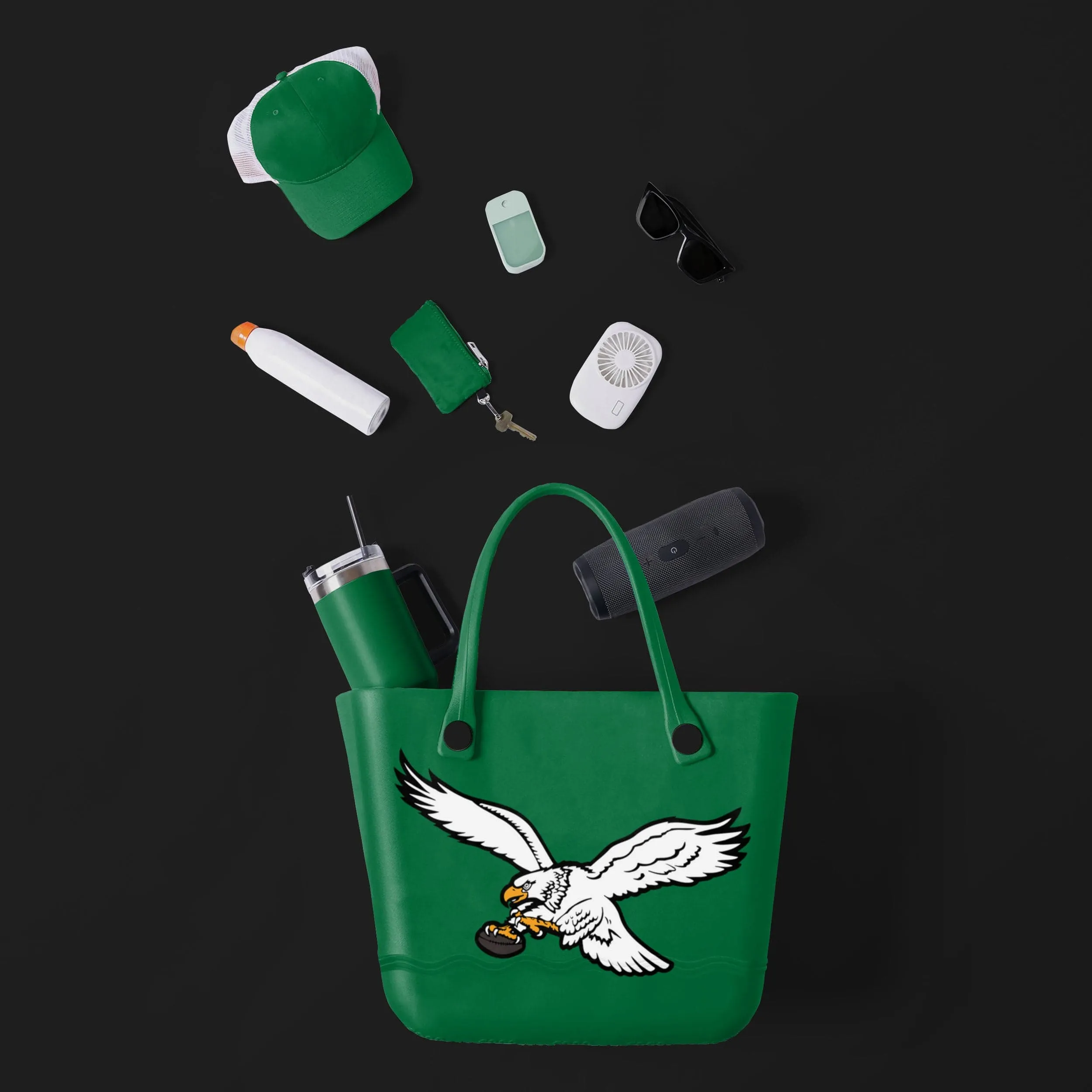 Philadelphia Eagles Retro Big Logo Tailgate Tote Bag