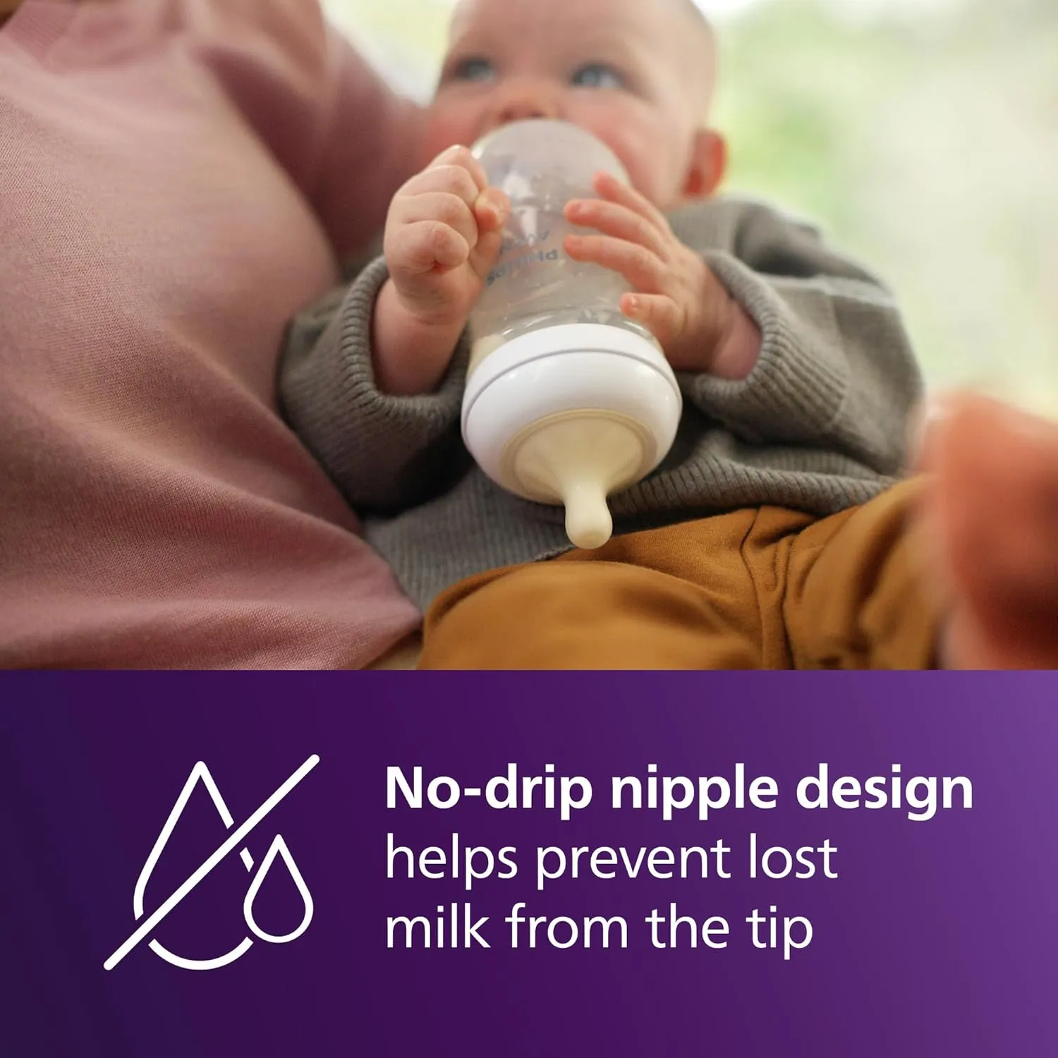 Philips Avent Natural Response Nipple, Slow Flow (Flow 2), 4-Pack, SCY962/04