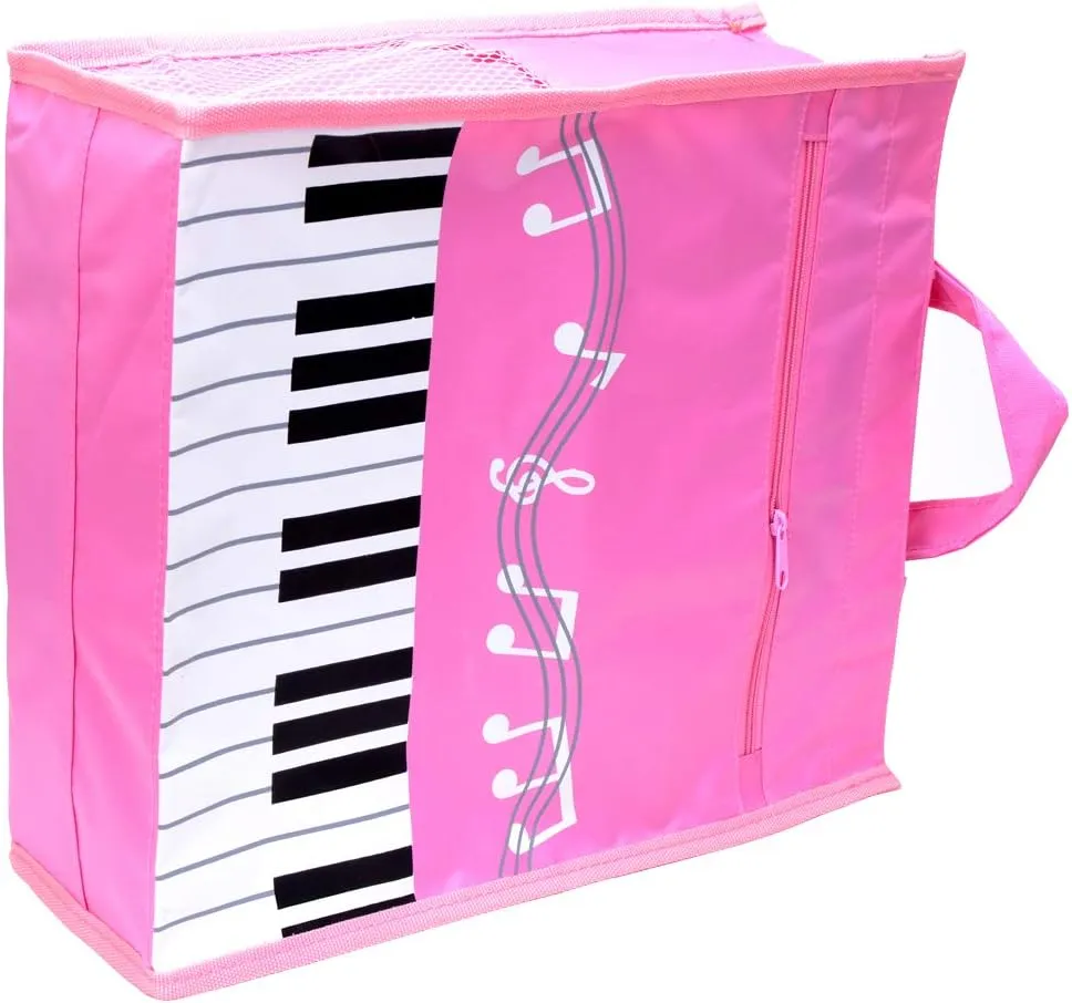 Piano Keys Handbag Reusable Grocery Bag Shoulder Shopping Bag Tote Bag for Music Teacher Girls Gift Bag Medium