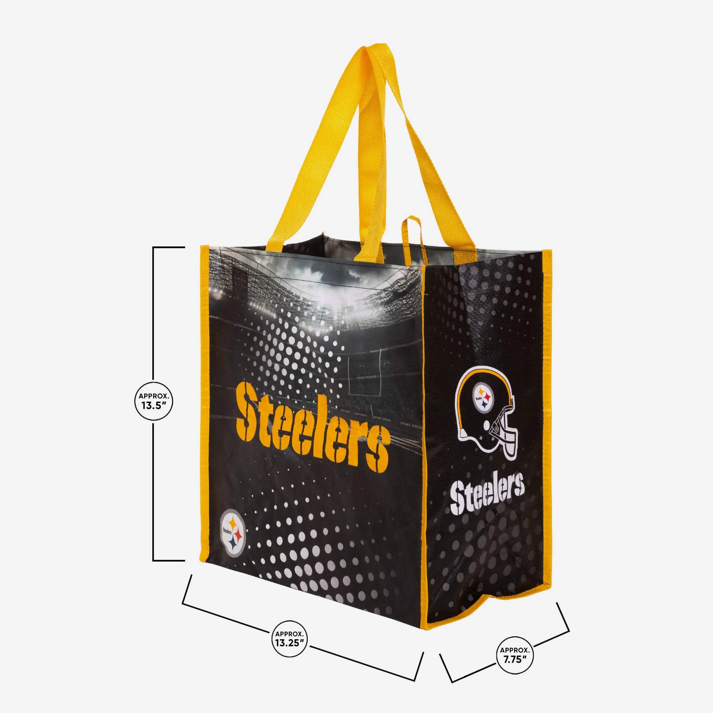Pittsburgh Steelers 4 Pack Reusable Shopping Bags