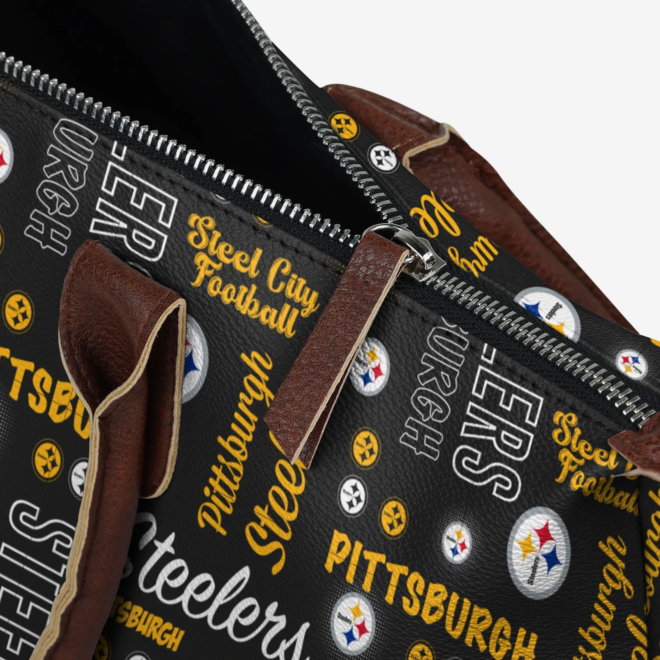 Pittsburgh Steelers Spirited Style Printed Collection Tote Bag