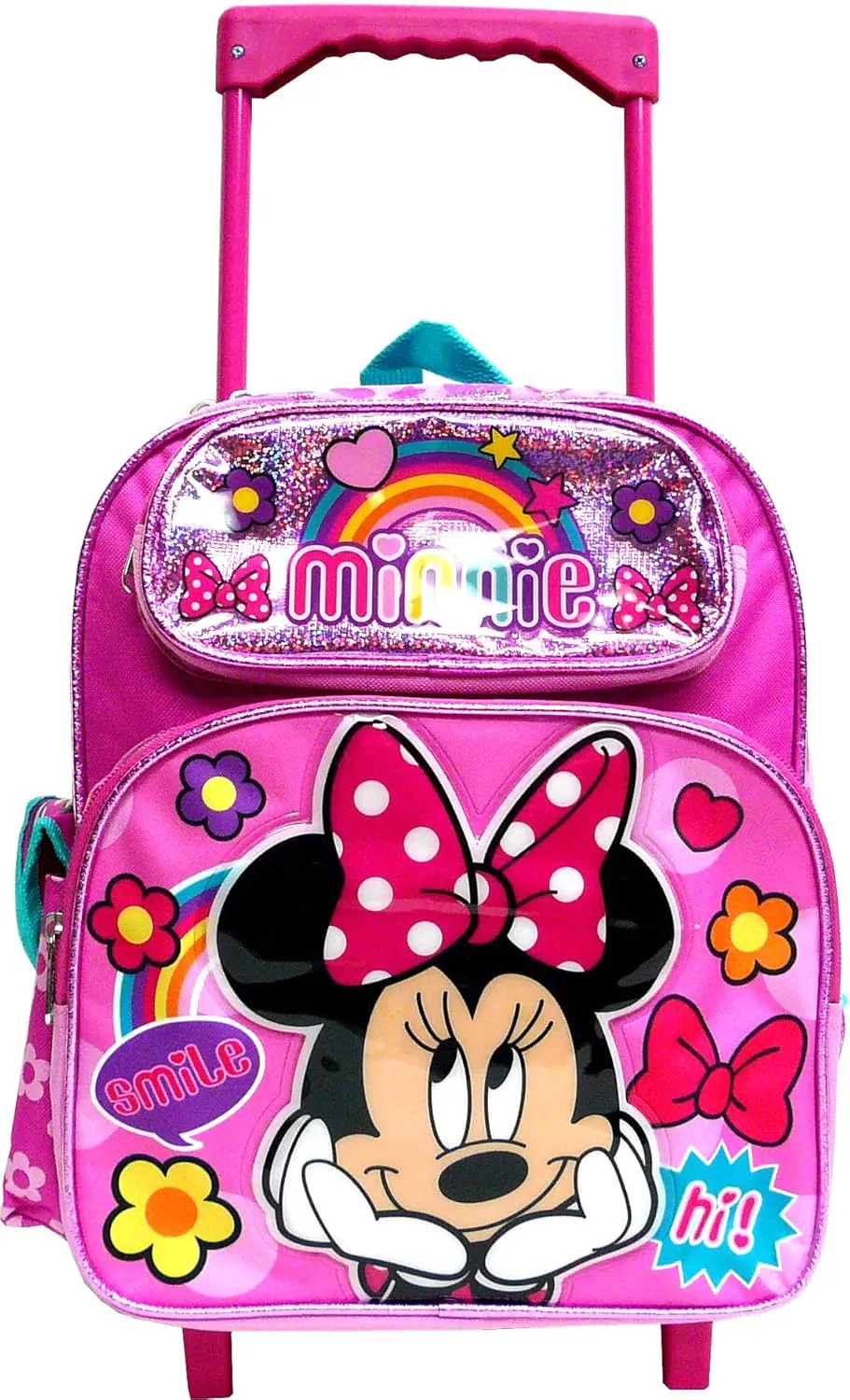 Pod Minnie Mouse 12" Toddler Rolling Backpack Girls Book Bag