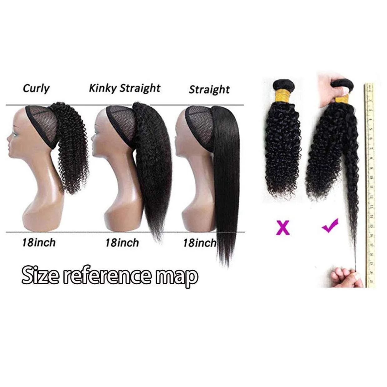 Ponytail Human Hair Extension Magic Paste Kinky Straight Ponytail Human Hair Ponytail for Women Natural Black Color Brazilian Virgin Human Hair Yaki Ponytail Remy Hair Extensions(14 Inch, 105g)