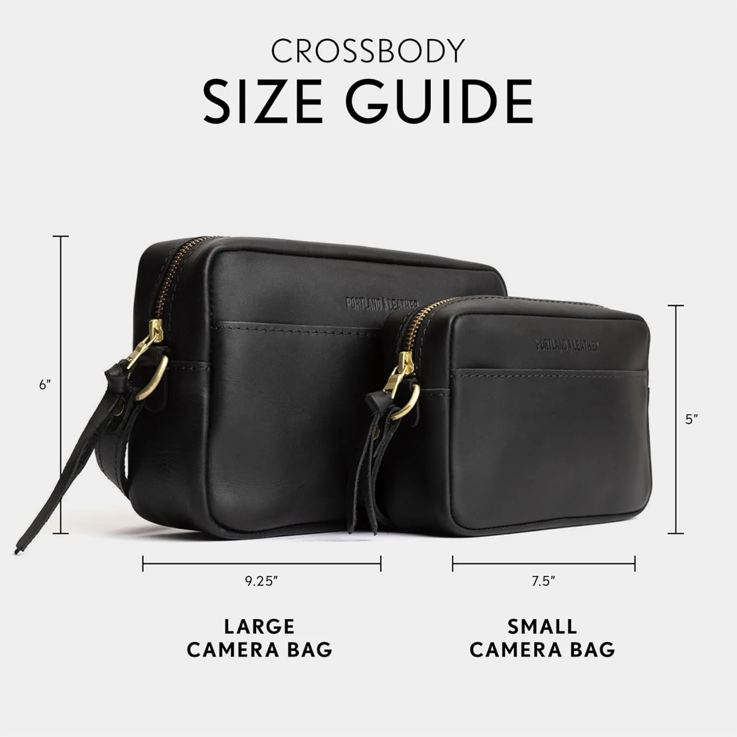 Portland Leather Goods Large Camera Bag Purse for Women – Handmade from the Finest Full-Grain Hides