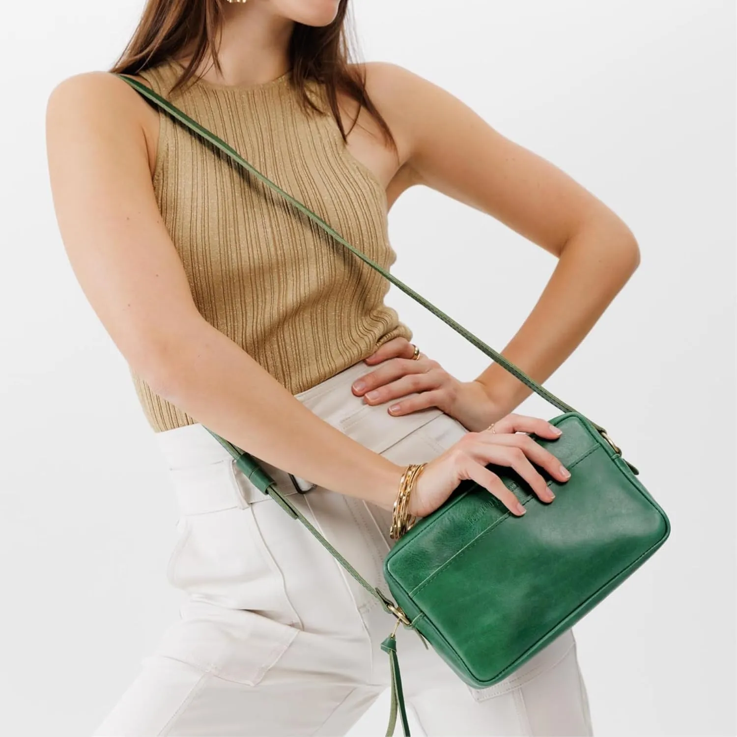 Portland Leather Goods Large Camera Bag Purse for Women – Handmade from the Finest Full-Grain Hides